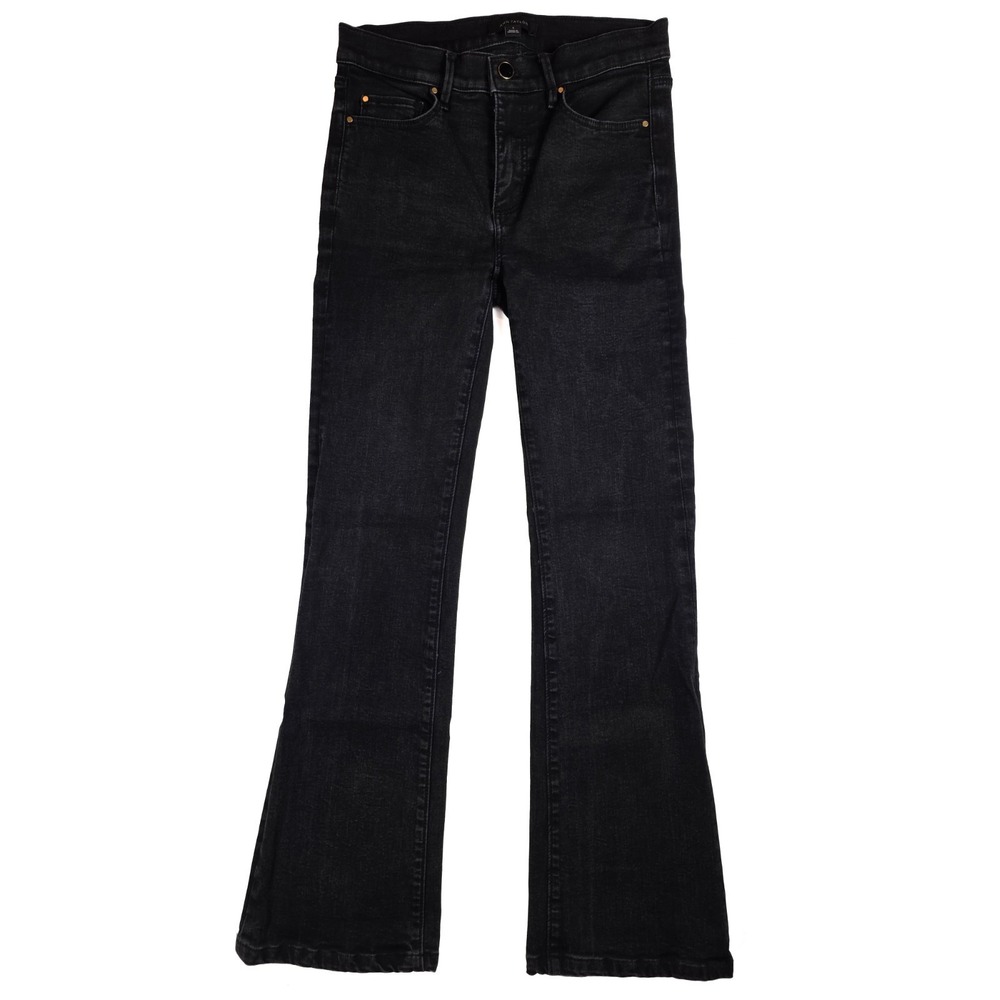 Ann Taylor Loft Black Original Boot Stretch Denim Jeans Women's Size 0